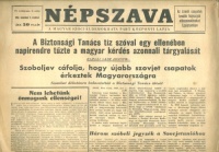 Népszava, 1956 november 3. - 77. évf. 3. szám