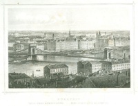 [Buda-Pest] - Ferenc-József kőpart és Lánchíd (Franz Josefquai und kettenbrücke)  