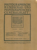 Luther, R., F. Matthies-Masuren u. O. Menthe (Hrsg.) : Photographische Rundschau und photographisches Centralblatt - 24. Jahrgang. Heft 14