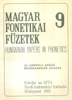 Bolla Kálmán : Magyar fonetikai füzetek 9 - Az amerikai angol beszédhangok atlasza