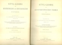 Hauser, Alois : Styl-Lehre - der architektonischen Formen der Renaissance.