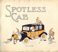 116.   Spotless Cab. [amerikai „Yellow Cab” taxireklám]<br><br>[American „Yellow Cab” advertisement] : 