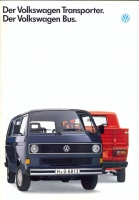 143.   Der Volkswagen Transporter. Der Volkswagen Bus. [reklámprospektus német nyelven]<br><br>[advertising brochure in German]  : 