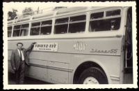 148.   Zur Erinnerung an den Urlaub mit „Ibus(z)” juli 1967. [amatőr fotó]<br><br>[Ibusz bus tour by Ikarus 55 model, July 1967]. [amateur photo] : 