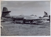 154.   [A brit Gloster repülőgépgyár által gyártott harci repülőgépek]. [15 db fotó]<br><br>[Warplanes made by the British Gloster aircraft factory]. [15 pcs photos] : 