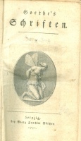 Goethe, Johann Wolfgang v. : Goethe's Schriften. Dritter Band. Egmont; Claudine von Villa Bella; Erwin und Elmire; Torquato Tasso; Lila.