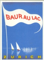 Baurau Lac - Zürich  [Poggyász cimke]