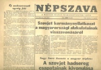Népszava, 1956 október 31. - 84. évf. 257. sz.