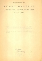 Bevilaqua Borsody Béla : A német maszlag - I.Othotól Adolf Hitlerig 972-1945 