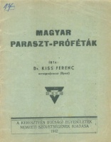 Kiss Ferenc : Magyar paraszt-próféták