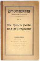 Die Hitler-Partei und ihr Programm. [1930]