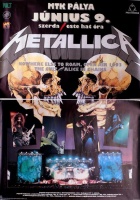 Tipografika Stúdió (graf.) : Metallica (Koncertplakát) [Budapest] MTK pálya, 1993. - Nowhere else to Roam, Open Air 1993.