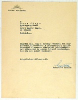 Csepel Autógyár nyomtatott fejléces levélpapír. (1957)