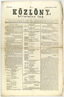 Közlöny. Hivatalos lap. (78. sz., ápril 13. 1849.)
