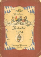 Münchener FliegendeBlätter Kalender 1934