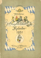 Münchener FliegendeBlätter Kalender 1931