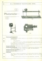 Rohrbeck, W. J. : Liste I über Allgemeine chemische Apparate und Geräte von W. J. Rohrbeck s Nachfolger.