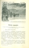 Turista Közlöny - Turista tanügyi folyóirat. XIV. évf. 1907. (Teljes évf.)