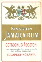 Kingston Jamaica-Rum - Gottschlig Ágoston  (Italcímke)