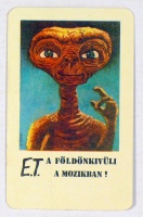 E.T. a földönkívüli a mozikban! (kártyanaptár, 1984)
