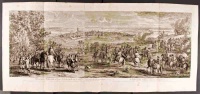 Veue de la Ville et du Siege d'Oudenarde, ou le Roy commanda en personne - (View of the siege of Oudenarde, commanded personally by the King)