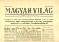 Magyar Világ. I. évfolyam 2. szám. 1956. nov. 2. - 