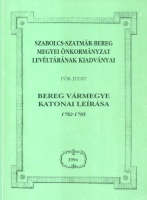 Pók Judit : Bereg vármegye katonai leírása 1782-1785
