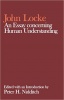 Locke, John : An Essay Concerning Human Understanding