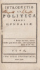 [Reviczky József] : Introductio ad politica Regni Hungariae.