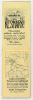  KÉSMÁRK. 1928-as kiadású mini kisokos, menetrenddel, turisztikai és egyéb hirdetésekkel.