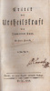 Kant, Immanuel : Critik der Urtheilskraft. 2 Bände.