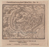 Münster, Sebastian : [Gyula ostromképe] fent a keret felett: Contrafehtung der gewaqltigen Vestung Jula 