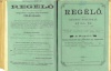 Regélő. Regény-folyóirat. 1865. 1. évf.  3-20. szám. 