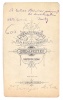 [Dr. Ernyei Miksa], vizitkártya (1883)