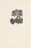Acht Nederlandse exlibris in houtgravure op het thema verzamelen [Dertiende Exlibriscongres te Budapest in 1970.]