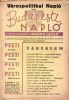 Lóránth László (felelős szerk.) : Várospolitikai Napló Ezelőtt Budapesti Napló - II. évf. 6-7. sz. 