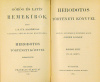 Herodotos : - - történeti könyvei I-III. (két kötetben, 1892-93)