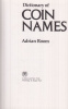 Room, Adrian : Dictionary of Coin Names