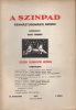 Hont Ferenc - Staud Géza (szerk.) : A Szinpad - Szinháztudományi szemle, III. évf. 1.sz. 