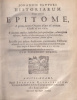 Cluveri, Johannis : Historiarum Totius Mundi Epitome, - a prima rerum origine usque ad annum Christi M DC XXX