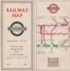 Authentic Atlas And Guide To London And Suburbs + London Underground Transport Map.