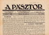 Ortvai Rezső (Fel. szerk.) : A Pásztor - Katholikus Társadalmi Hetilap. II.évf./17.sz.; 1927. ápr. 23.