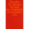 Adorno, Theodor W. : Versuch das 