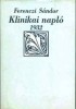 Ferenczi Sándor : Klinikai napló 1932