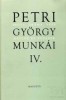 Petri György : Próza, dráma, vers, naplók és egyebek