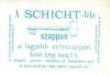 Horvátország: Zágráb keletről. A Schicht Gyár litografált reklámlapja.