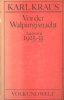 Kraus, Karl : Vor der Walpurgisnacht Auswahl 1925 - 1933
