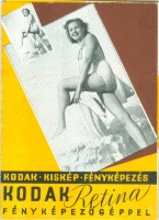 Kodak Retina fényképészeti eszközök reklámfüzete