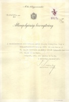 Állampolgársági bizonyítvány. [1941].