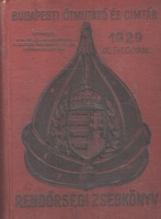 Budapesti útmutató és címtár. Rendőrségi zsebkönyv 1929.